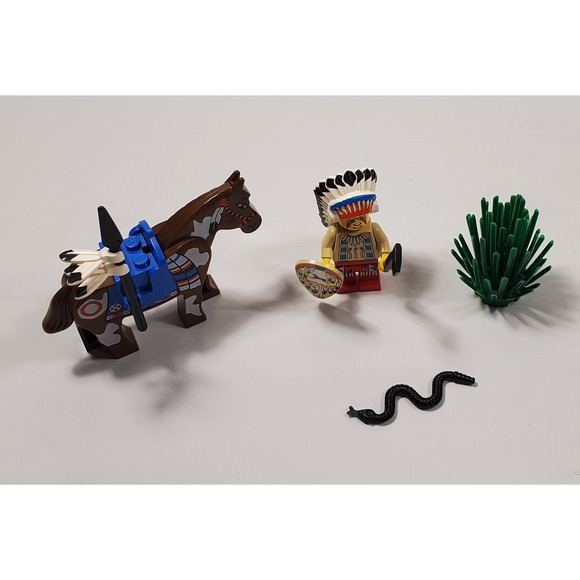 LEGO System Western Tribal Chief 6709 In 1997 vintage New Retired no box/manuel - Picture 6 of 6